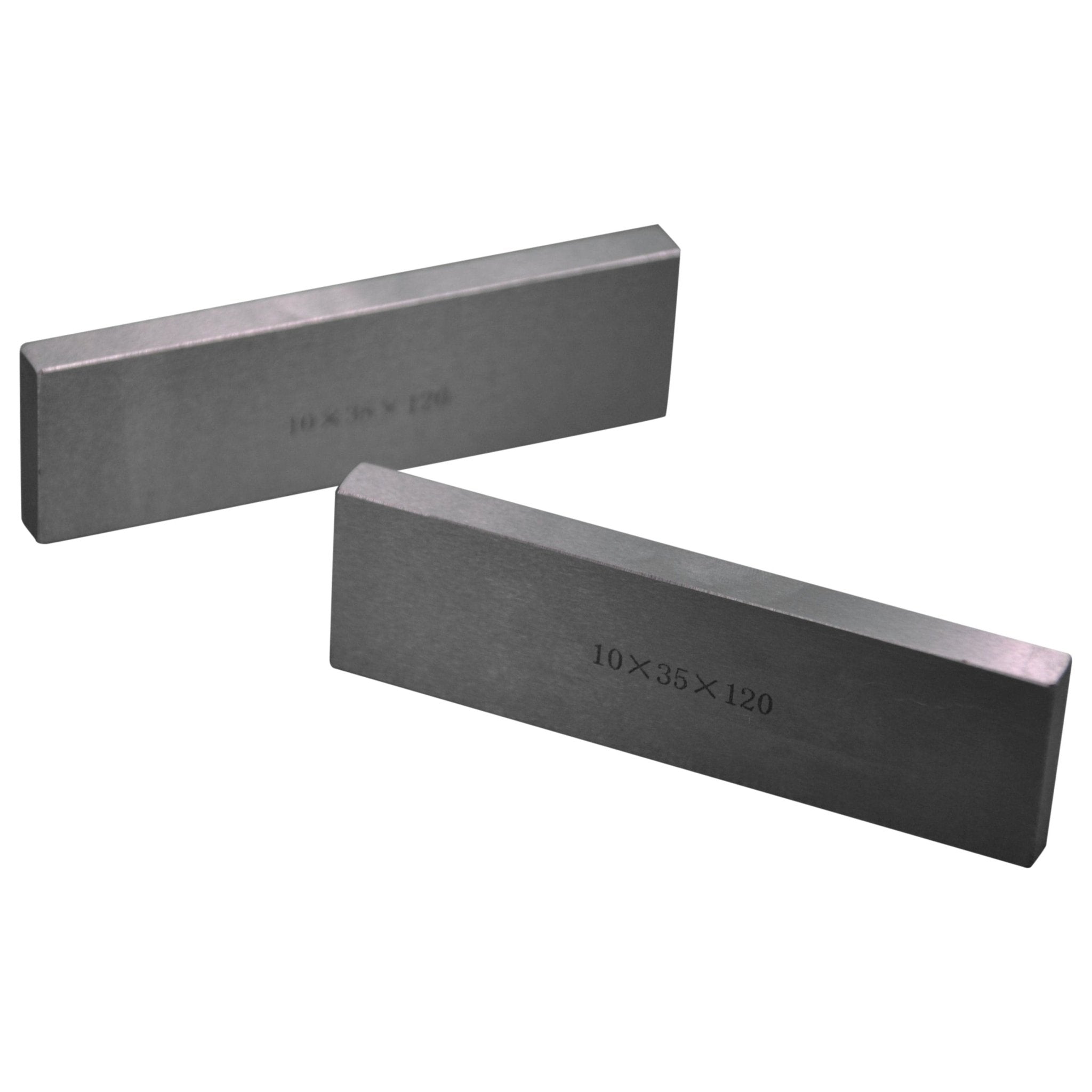 12 pairs Parallel Steel Gauge Block Set Ground Steel 24 plates 120mm Long - Twin Eagle Imports