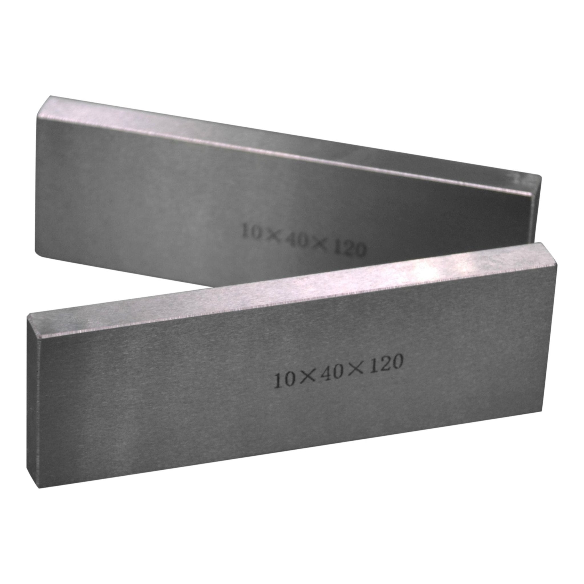 12 pairs Parallel Steel Gauge Block Set Ground Steel 24 plates 120mm Long - Twin Eagle Imports
