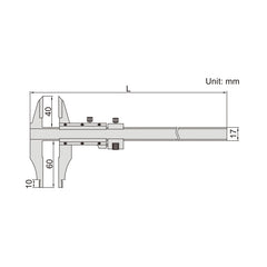 Insize Vernier Caliper 0-300mm Range Series 1217-3001