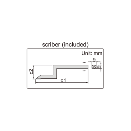 Insize Vernier Height Gauge 0-450mm / 0-18" Range Series 1250-450