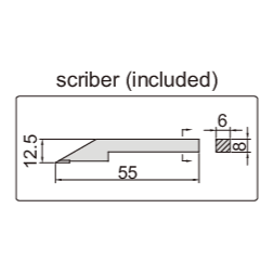 Insize Mini Vernier Height Gauge 0-200mm / 0-8" Range Series 1253-200