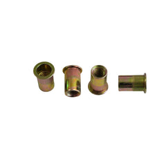 1/4 UNC Zinc Plated Steel Nutsert Rivet Nuts – Bulk Pack of 50 - Twin Eagle Imports