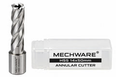 14 x 50mm D.O.C HSS Weldon Shank Annular Cutter - Twin Eagle Imports