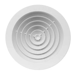 Haron 200RV Round Ducting Ceiling Diffuser – Vent Facing 200mm Round