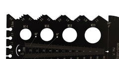 Dasqua Metric Multi-Function Thread Pitch Gauge
