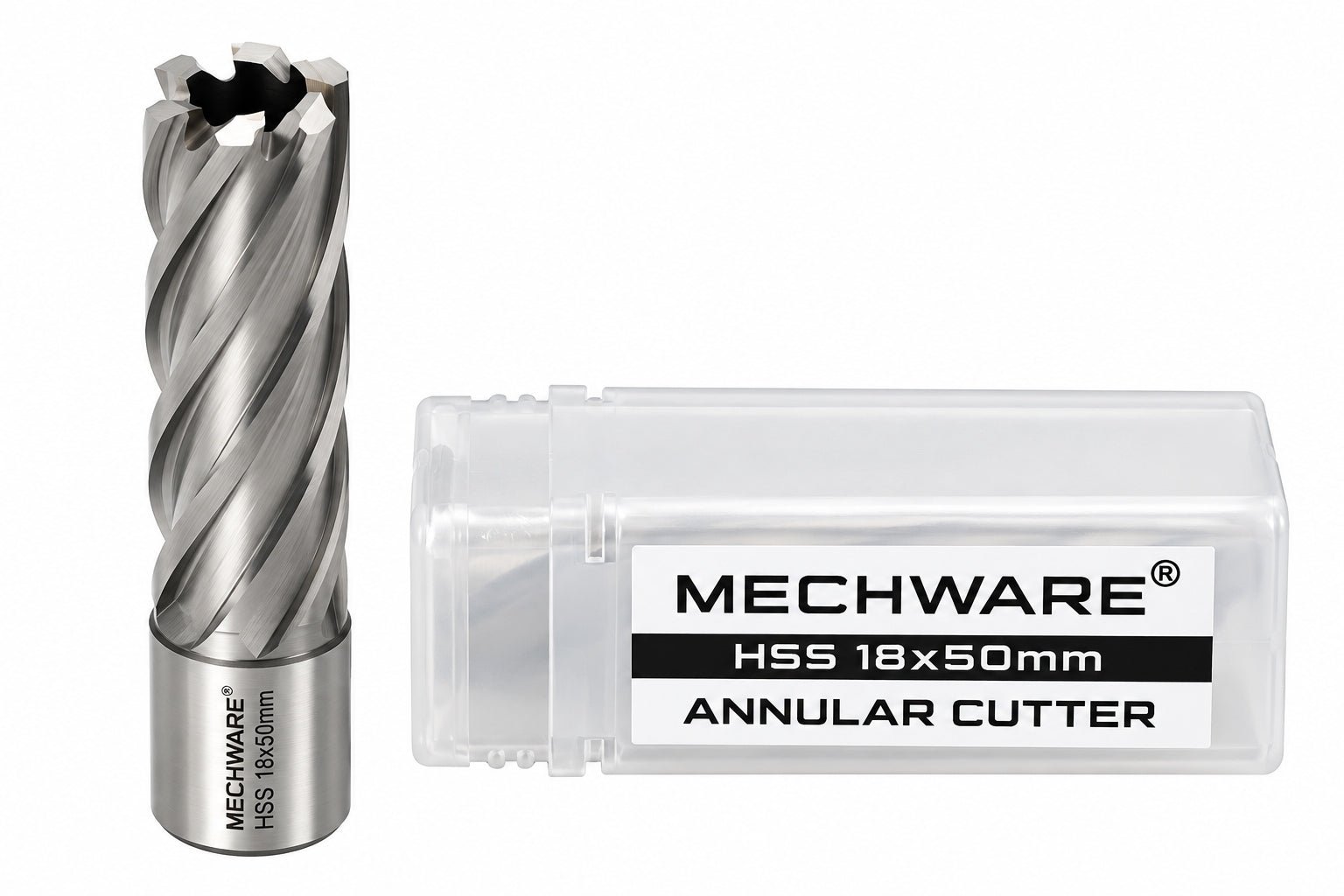 18 x 50mm D.O.C HSS Weldon Shank Annular Cutter - Twin Eagle Imports