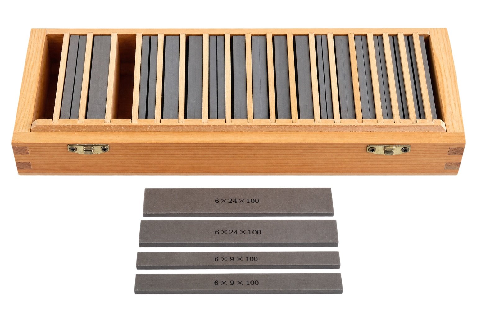 20 Pairs Parallel Steel Gauge Block Set 40 Piece 100mm Length - Twin Eagle Imports