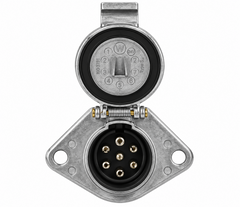 7 Pin Socket Zinc-Plated