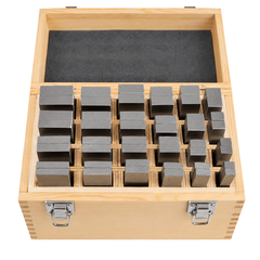 24 Pairs Parallel Steel Gauge Block Set 48 Piece 150mm Length - Twin Eagle Imports