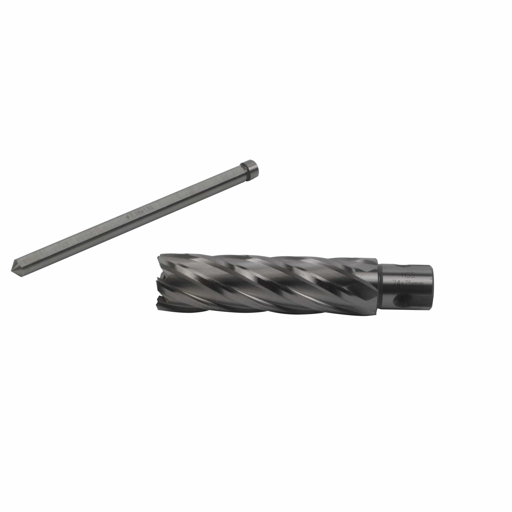 24 x 75mm D.O.C HSS 3/4" Universal Shank Annular Cutter with Pilot Pin - Twin Eagle Imports