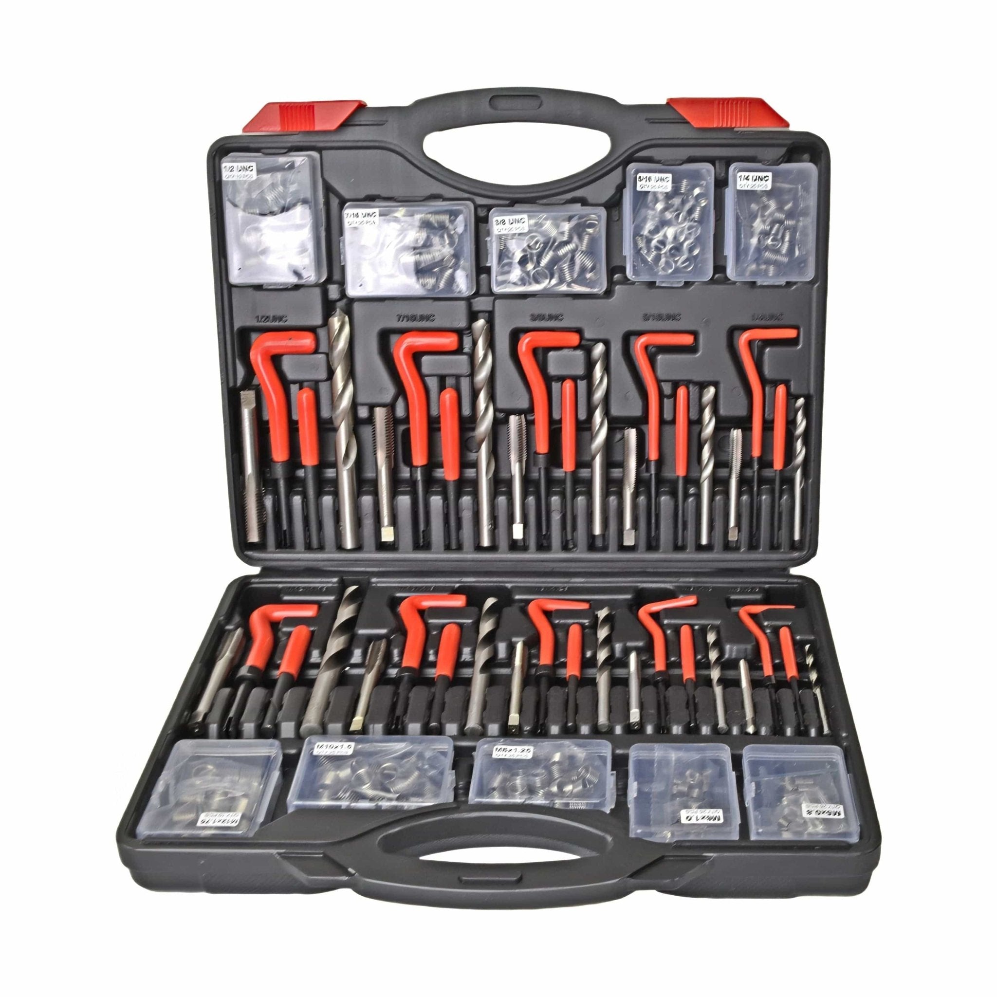 261 Pc Master Imperial & Metric Helicoil Thread Repair Kit - Twin Eagle Imports