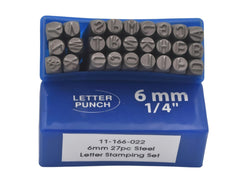 27-Piece 6mm (1/4") Steel Letter Stamping Set - Twin Eagle Imports
