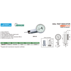 Insize Dial Test Indicator 0.8mm Range Series 2895-08