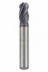 Fullerton 12.0mm 4 Flute TiAlN Coated Carbide Ball Nose Endmill - 3200 Series