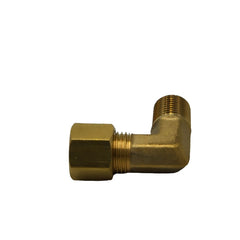 Brass Compression Union 90° Male Female Elbow (T1/4xM1/8)