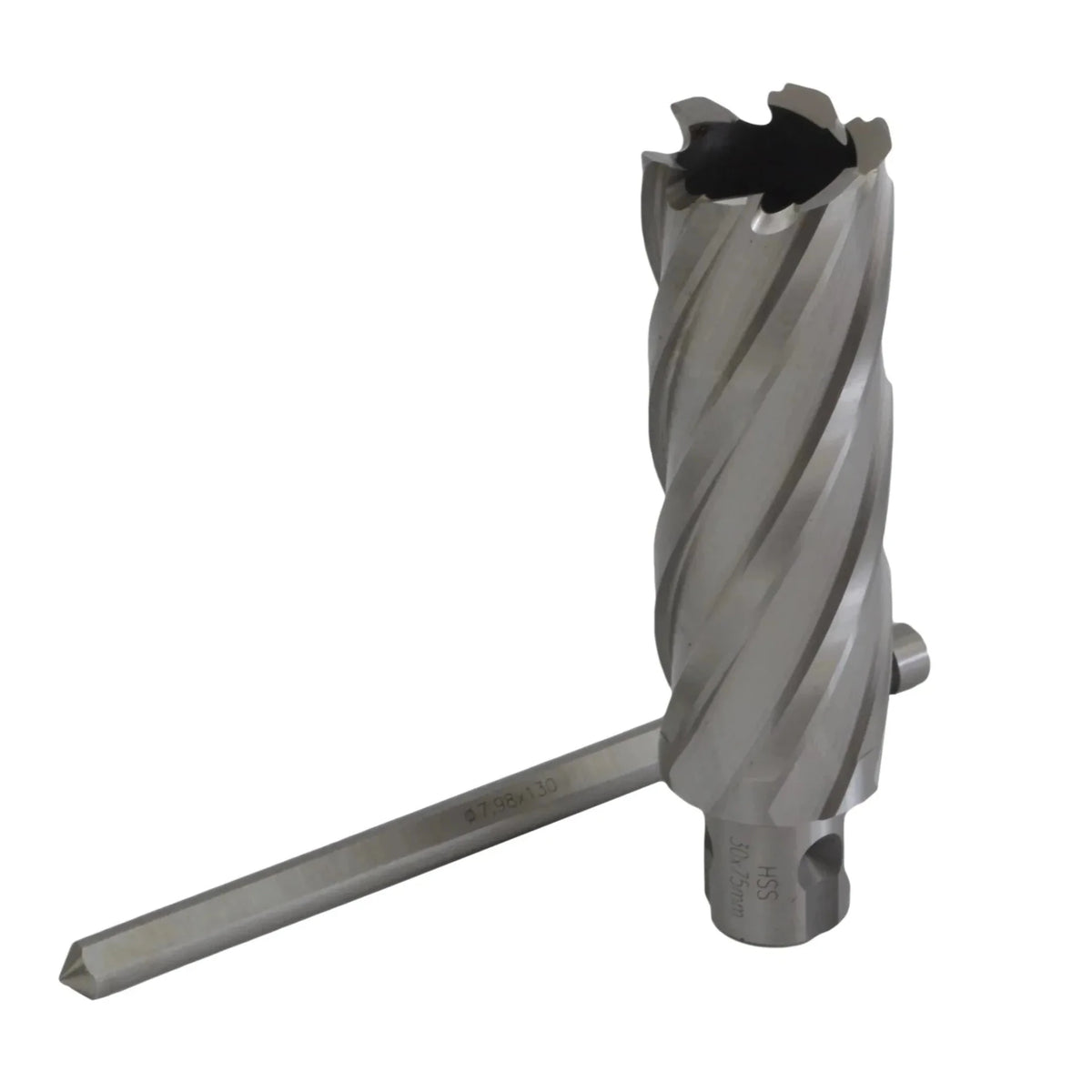 30 x 75mm D.O.C HSS 3/4" Universal Shank Annular Cutter with Pilot Pin - Twin Eagle Imports