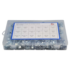 318 pc High Tensile Imperial Flange Nut and Bolt Grab Kit Assortment - Twin Eagle Imports