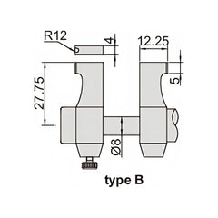 Insize Metric Inside Micrometer 25-50mm Range Series 3220-50