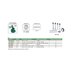 Insize Three Point Internal Micrometer 0.8-2" Range Series 3227-E24