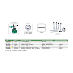 Insize Three Point Internal Micrometer Set 20-50mm Range Series 3227-504