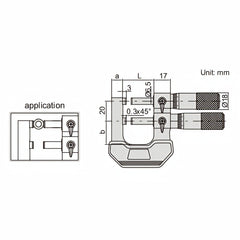 Insize Limit Micrometer 25-50mm Range Series 3235-50mm