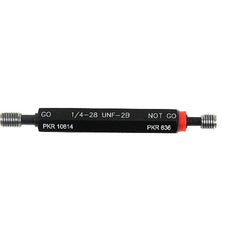 Insize Thread Plug Gage 1/4-28 UNF Class 2B Series 4643-1B2