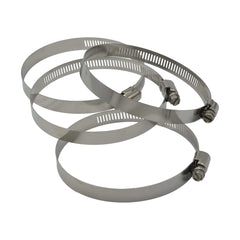 4 Piece 304 Stainless Steel 84-108mm Worm Drive Hose Clamp - Twin Eagle Imports
