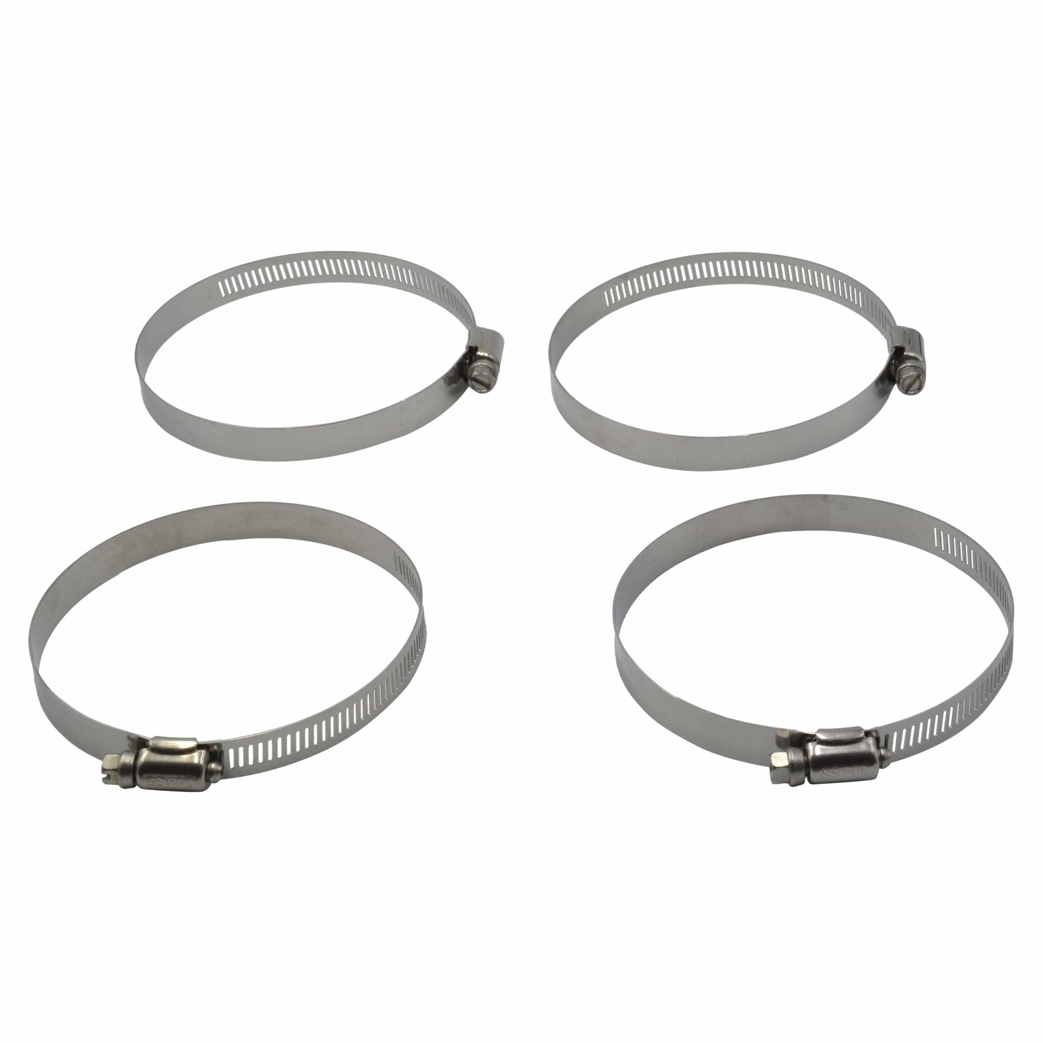 4 Piece 304 Stainless Steel 84-108mm Worm Drive Hose Clamp - Twin Eagle Imports