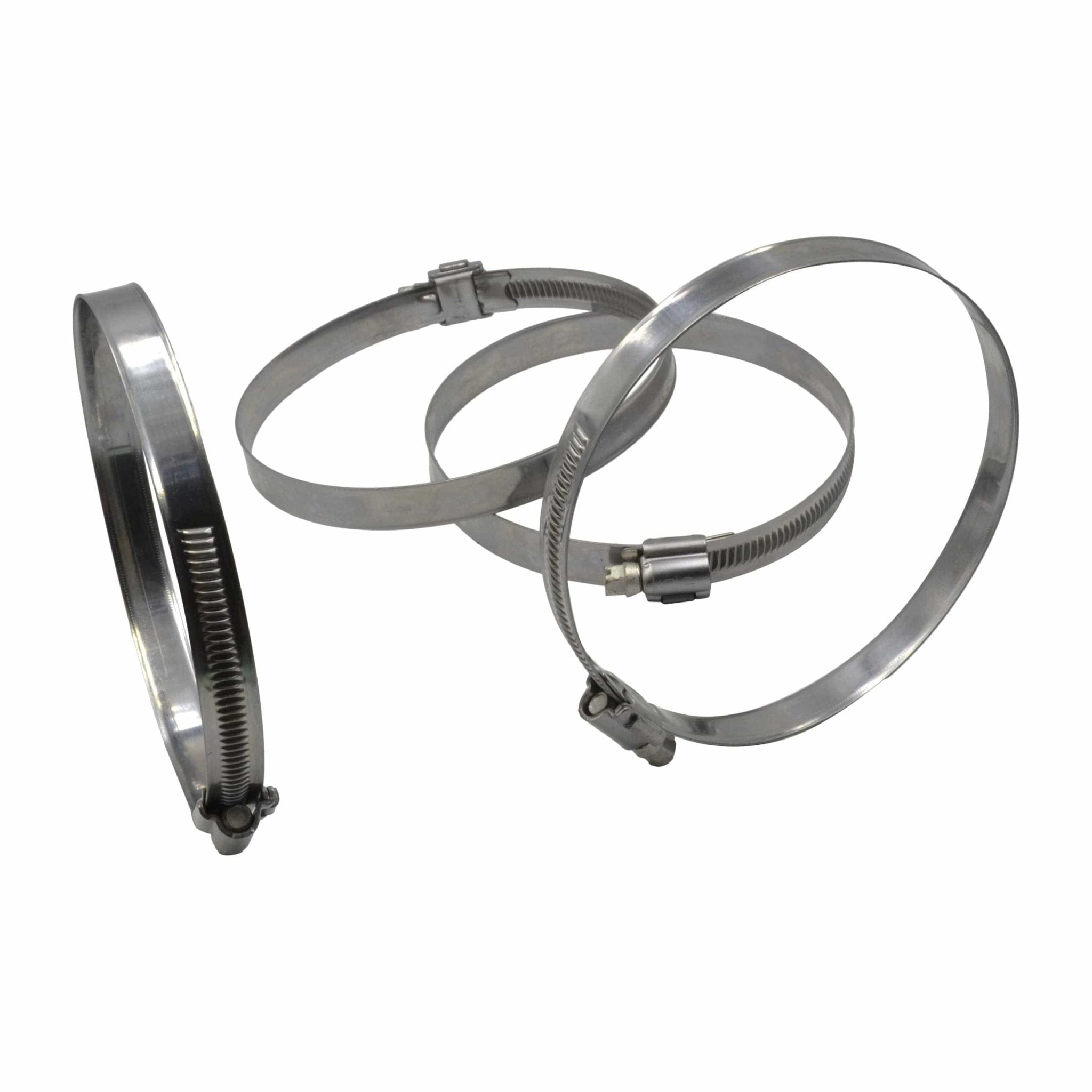 4 Piece Kale 304 Stainless Steel 90-110mm Worm Drive Hose Clamp - Twin Eagle Imports