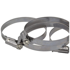 4 Piece Norma 304 Stainless Steel 70-90mm Worm Drive Hose Clamp - Twin Eagle Imports
