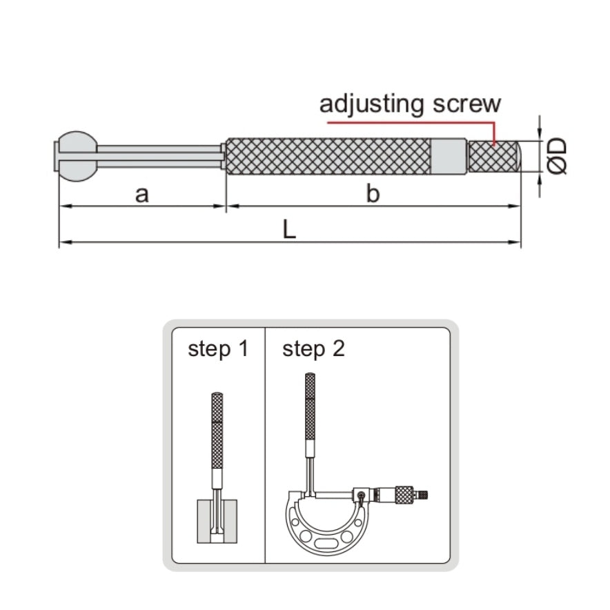 Insize Small Hole Gauge Set 4208-1