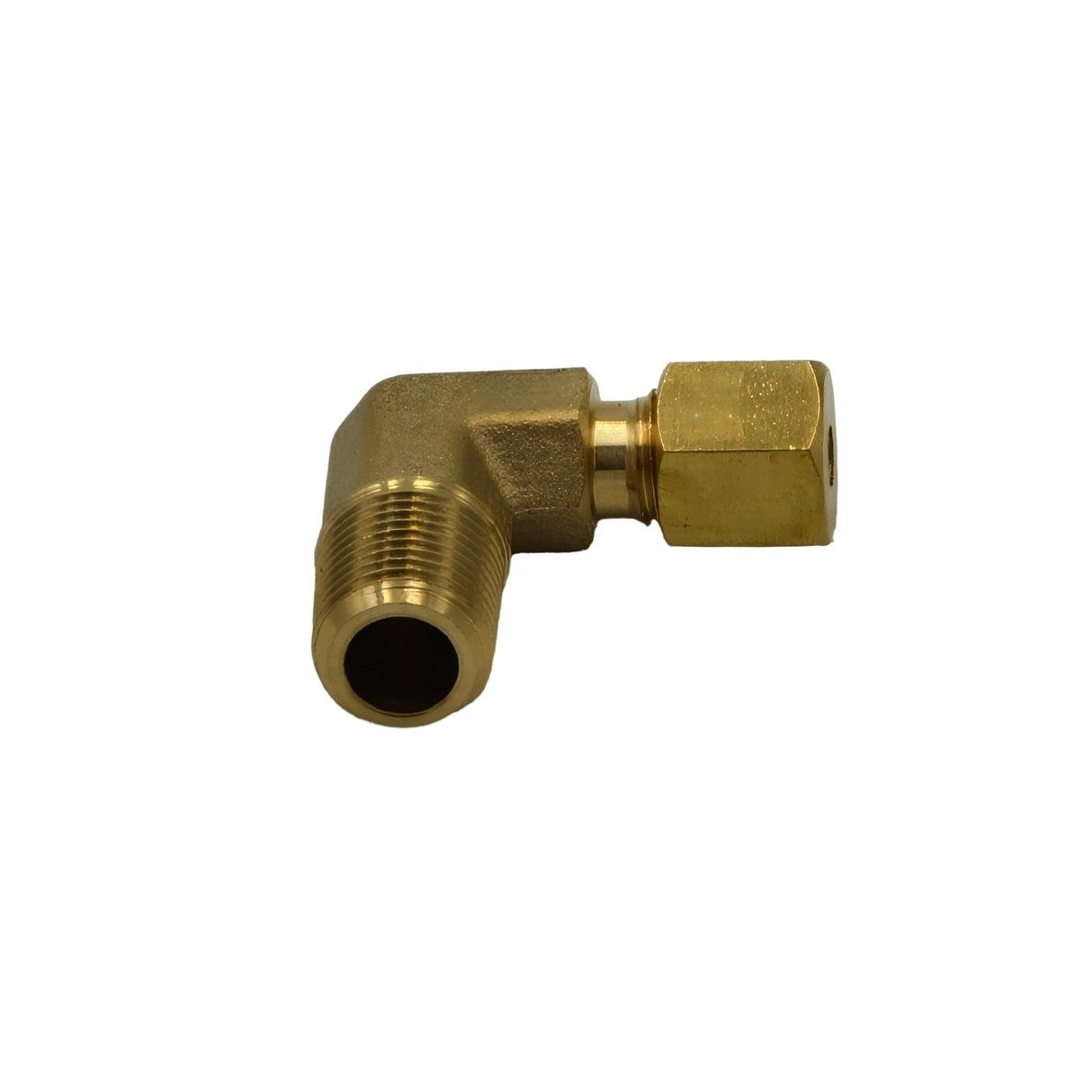 Brass Compression union 90° Male Female Elbow (T1/8xM1/8)