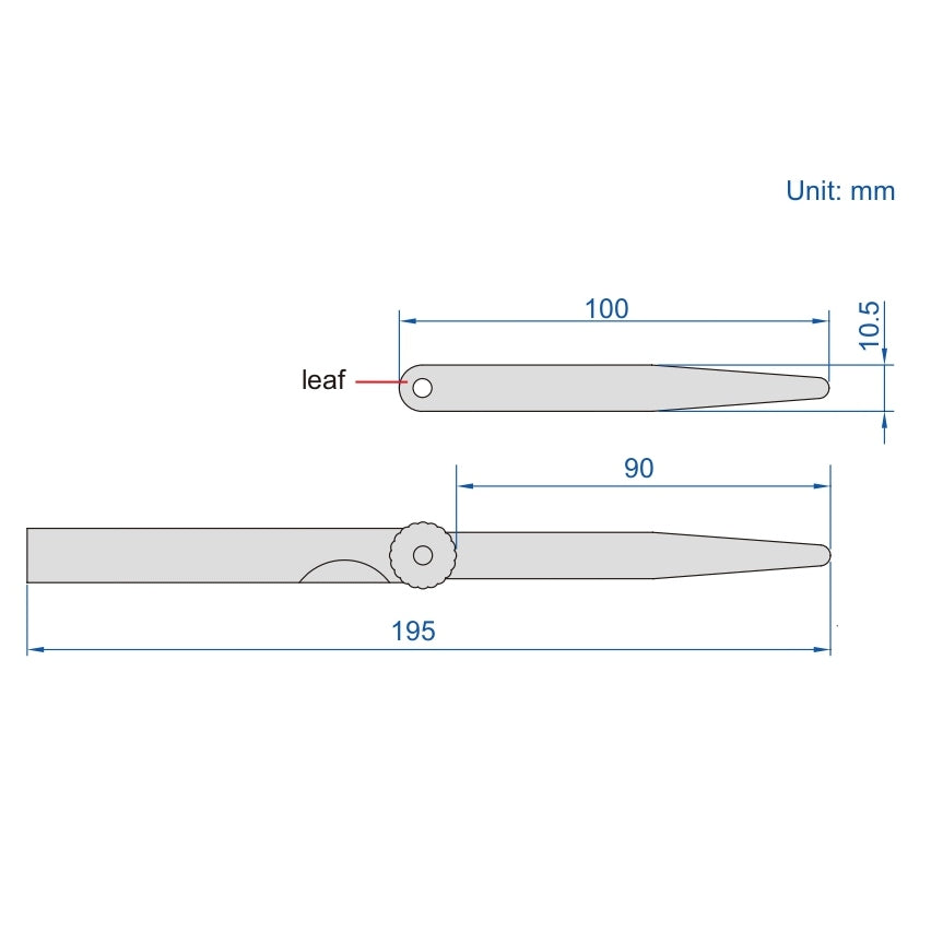 Insize Feeler Gauge Set 0.05-1mm Range Series 4602-28