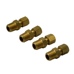 4pc Brass Compression Male Female Connector (T1/8xM1/8)