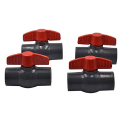 4pcs PVC Pipe Female/Female 3/4" BSP Thread Ball Valve - Twin Eagle Imports
