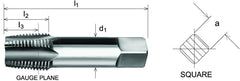  SOMTA - HSS BSPT TAP  (BOTTOMING LEAD, TAPER FORM)