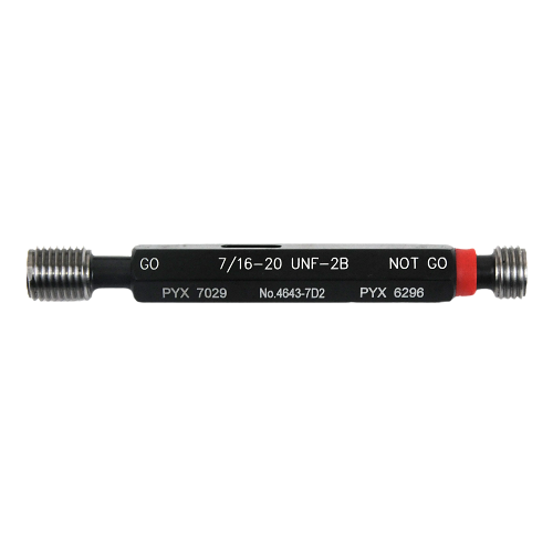 Insize Thread Plug Gage 7/16-20 UNF Class 2B Series 4643-7D2