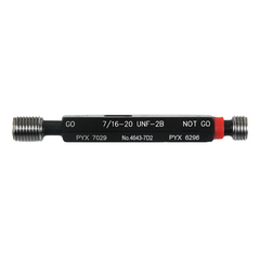 Insize Thread Plug Gage 7/16-20 UNF Class 2B Series 4643-7D2