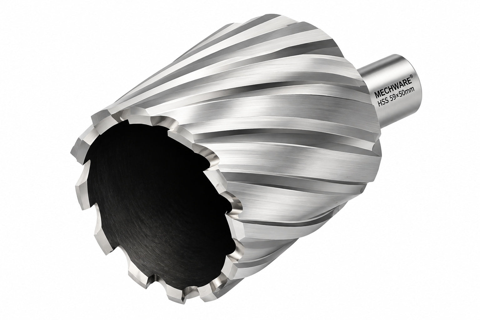 59 x 50mm D.O.C HSS Weldon Shank Annular Cutter - Twin Eagle Imports