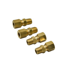 4pc Brass Compression Male Female Connector (T1/4xM1/8)