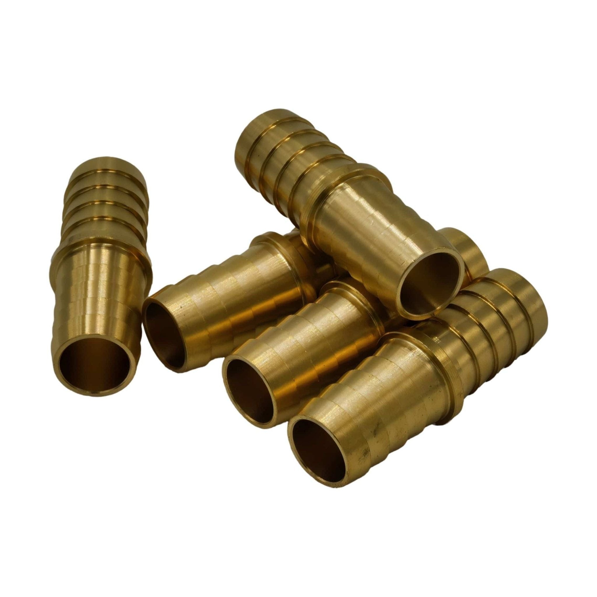 5pc 5/8" Brass Straight Hose Barb H20 Grab Kit - Twin Eagle Imports