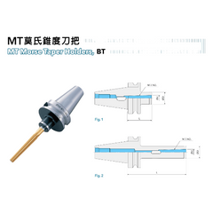 Acrow BT50 Morse Taper Holder – BT50-MTA2-180 (M/T2 × 180 mm, Ø14.5–23 mm Drill Range)