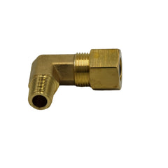Brass Compression Union 90° Male Female Elbow (T3/8xM1/8)