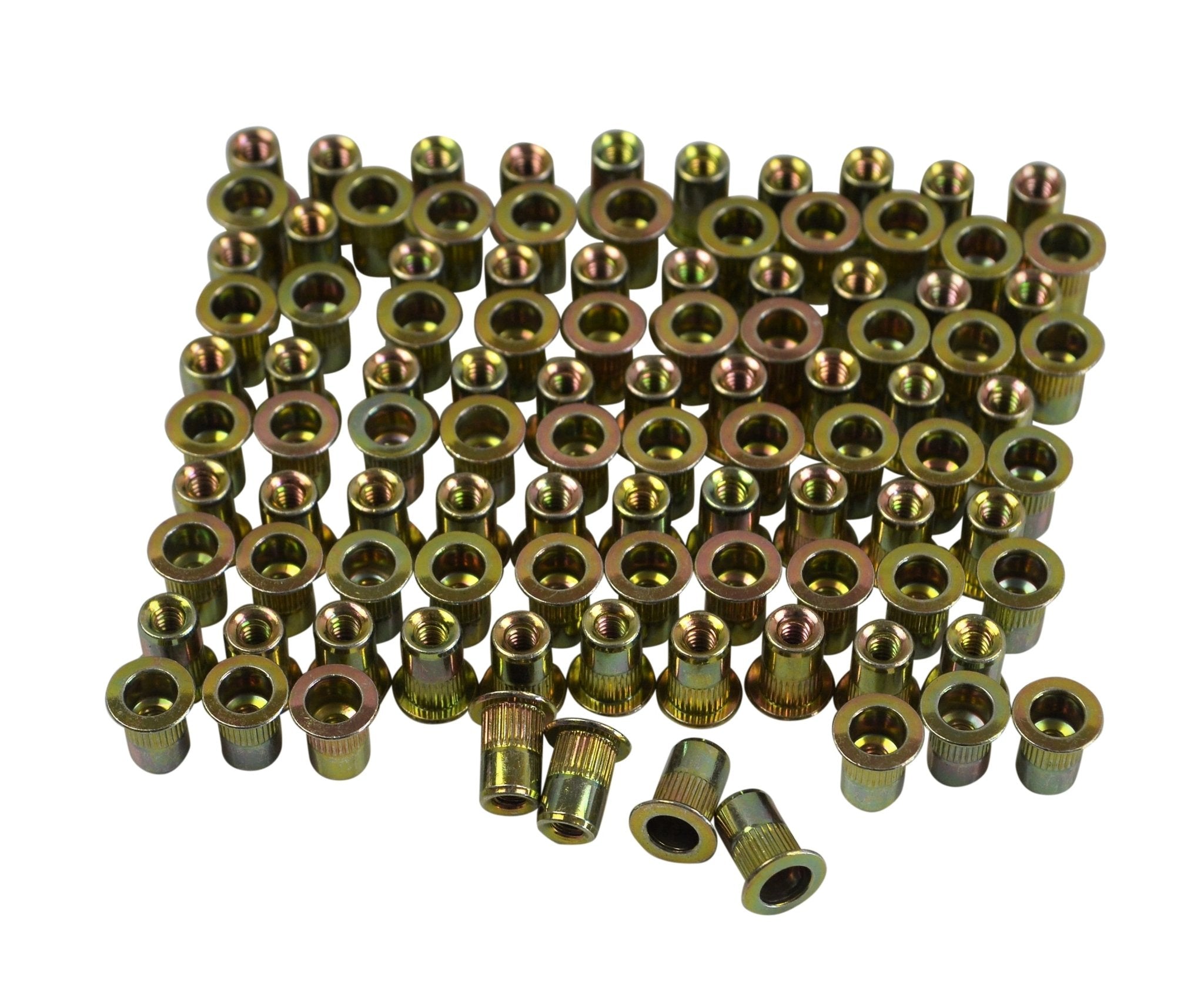 6/32 UNC Zinc Plated Steel Nutsert Rivet Nuts – Bulk Pack of 100 - Twin Eagle Imports