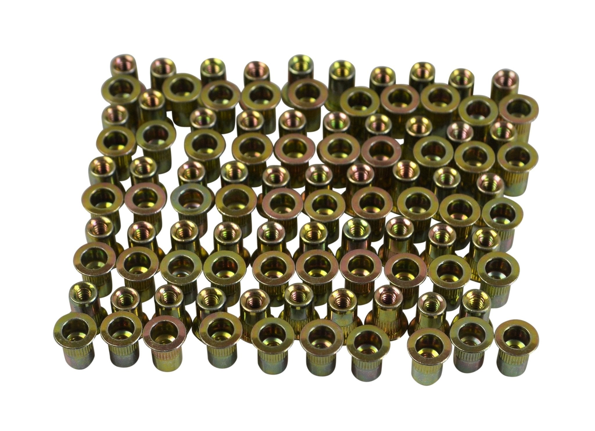 6/32 UNC Zinc Plated Steel Nutsert Rivet Nuts – Bulk Pack of 100 - Twin Eagle Imports