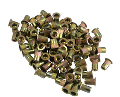 6/32 UNC Zinc Plated Steel Nutsert Rivet Nuts – Bulk Pack of 100 - Twin Eagle Imports