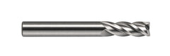Kyocera SGS 30123 3/16" 4 Flute Bright Uncoated Long Carbide Square End Mill