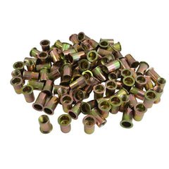 6/32 UNC Zinc Plated Steel Nutsert Rivet Nuts – Bulk Pack of 200