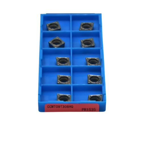 10pc Kyocera CCMT09T308HQ CA525 – Turning Insert (Finishing to Medium, HQ Chipbreaker)