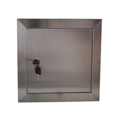 8″ (210mm) Stainless Steel Access Panel with Key Lock - Twin Eagle Imports